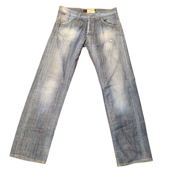Vintage Energie Kirk Straight Men's Jeans 35 x 34 Rare Italy S - Picture 1 of 9